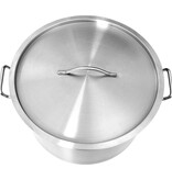 VidaXL Kookpan 58 L 50x30 cm roestvrij staal