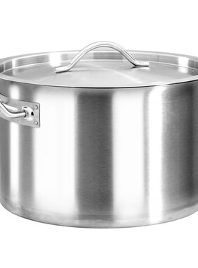 VidaXL Kookpan 32 L 40x26 cm roestvrij staal