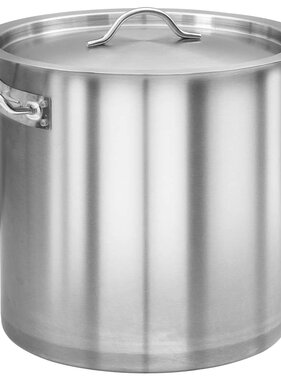 VidaXL Kookpan 35 L 36x36 cm roestvrij staal