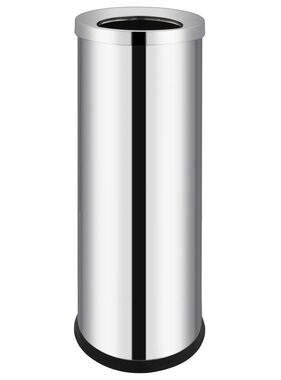 VidaXL Afvalbak Hotel 32 L roestvrij staal