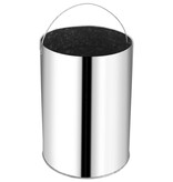 VidaXL Afvalbak Hotel 32 L roestvrij staal
