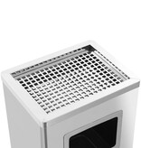 VidaXL Asbak/prullenbak Hotel 45 L roestvrij staal