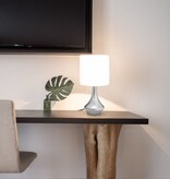 VidaXL Tafellampen 2 st met aanraakknop E14 wit