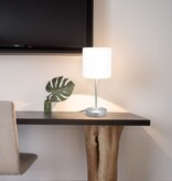 VidaXL Tafellampen 2 st met aanraakknop E14 wit