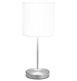 VidaXL Tafellampen 2 st met aanraakknop E14 wit