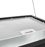 VidaXL Afzuigkap hangend met aanraaksensor LCD 37 cm staal