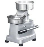 VidaXL Hamburgerpersmachine met 500 scheidingsbladen 13 cm aluminium