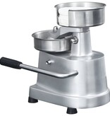 VidaXL Hamburgerpersmachine met 500 scheidingsbladen 13 cm aluminium