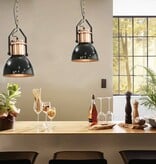 VidaXL Plafondlampen 2 st rond E27 zwart