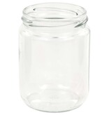 VidaXL Jampotten met wit met rode deksels 96 st 230 ml glas