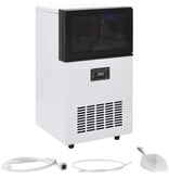 VidaXL IJsblokjesmachine 45 kg/24 u zwart