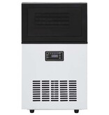 VidaXL IJsblokjesmachine 45 kg/24 u zwart