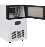 VidaXL IJsblokjesmachine 45 kg/24 u zwart