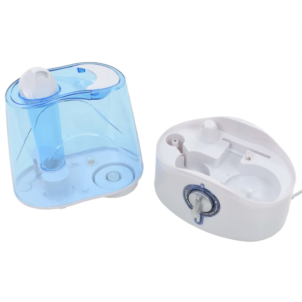 VidaXL Ultrasone bevochtiger met koele mist en nachtlamp 6 L 300 ml/u