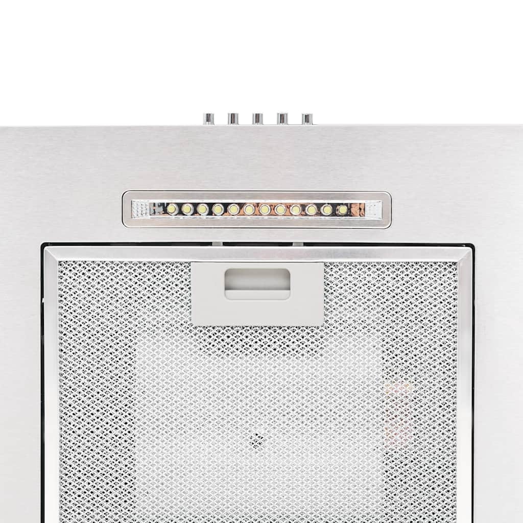 VidaXL Wandafzuigkap 756 m³/u LED 60 cm roestvrij staal