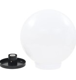 VidaXL LED-bollampen 2 st rond 40 cm PMMA