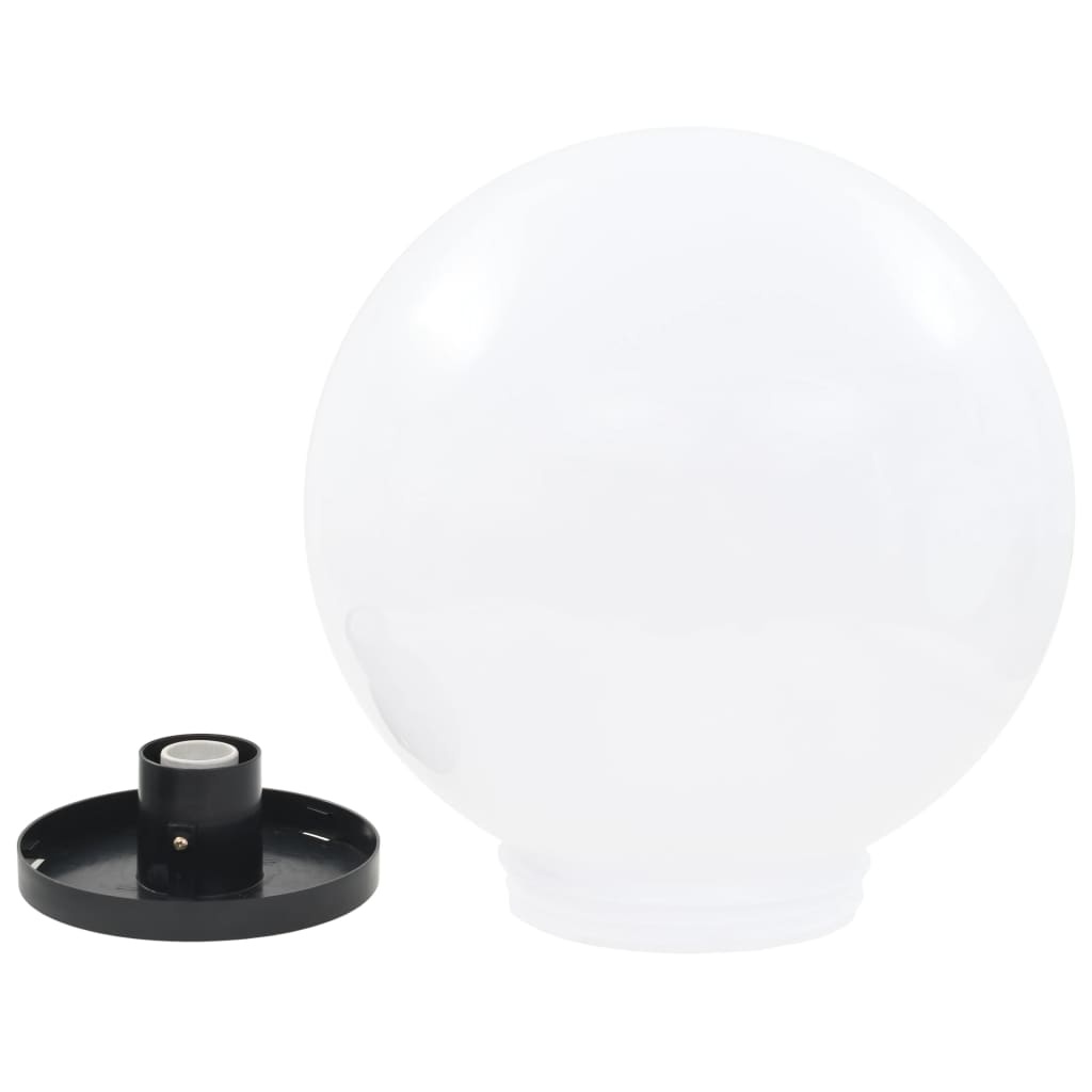 VidaXL LED-bollampen 2 st rond 40 cm PMMA