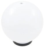 VidaXL LED-bollampen 2 st rond 25 cm PMMA