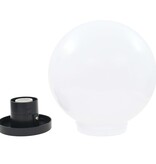 VidaXL LED-bollampen 2 st rond 25 cm PMMA