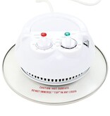 VidaXL Halogeen heteluchtoven met uitbreidingsring 800 W 10 L