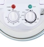 VidaXL Halogeen heteluchtoven met uitbreidingsring 800 W 10 L