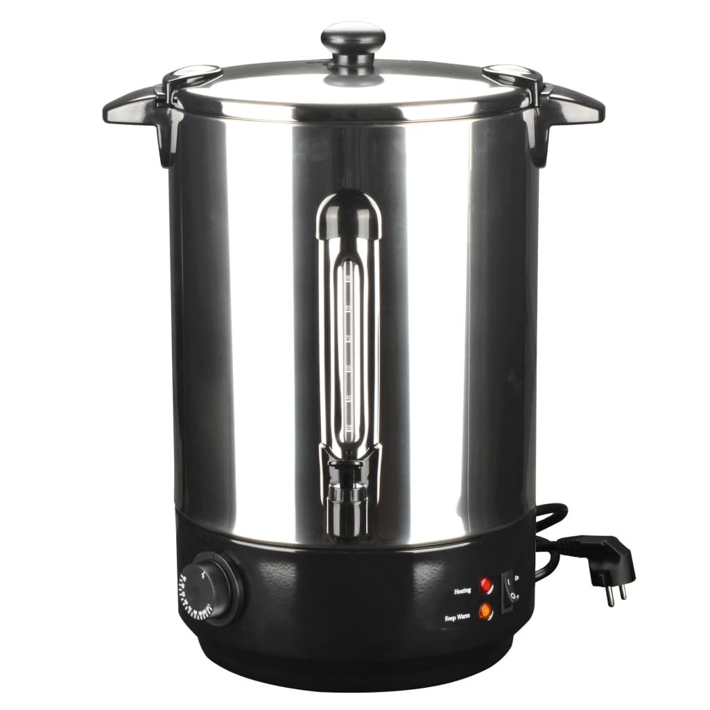 VidaXL Glühwein ketel 2500 W 15 L roestvrij staal