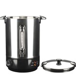 VidaXL Glühwein ketel 2500 W 15 L roestvrij staal