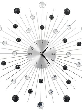 VidaXL Wandklok met quartz-mechanisme 50 cm modern ontwerp
