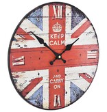 VidaXL Wandklok vintage stijl 30 cm UK