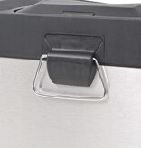 VidaXL Pedaalemmer voor recycling 54 L roestvrij staal