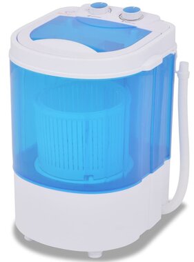 VidaXL Mini wasmachine met enkele trommel 2,6 kg