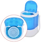 VidaXL Mini wasmachine met enkele trommel 2,6 kg