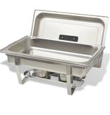 VidaXL Rechaud set roestvrij staal 4-delig