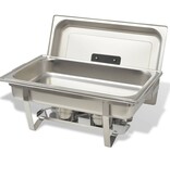 VidaXL Rechaud set roestvrij staal 3-delig