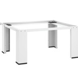 VidaXL Wasmachineverhoger wit