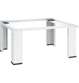 VidaXL Wasmachineverhoger wit