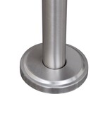 VidaXL Brievenbusstandaard dubbele brievenbus roestvrij staal