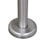 VidaXL Brievenbusstandaard roestvrij staal