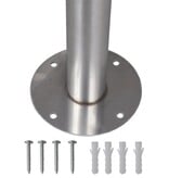 VidaXL Brievenbusstandaard roestvrij staal