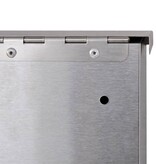 VidaXL Brievenbus roestvrij staal