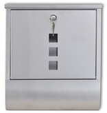 VidaXL Brievenbus roestvrij staal