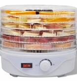 VidaXL Voedseldroger met 6 stapelbare lades rood