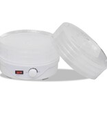 VidaXL Voedseldroger met 6 stapelbare lades rood