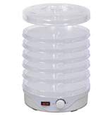 VidaXL Voedseldroger met 6 stapelbare lades rood