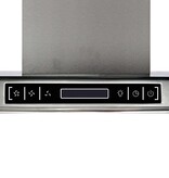 VidaXL Afzuigkap voor kookeiland met LCD-scherm