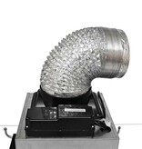 VidaXL Afzuigkap voor kookeiland met LCD-scherm