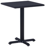 VidaXL Tuintafel 60x60x75 cm zwart