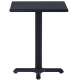 VidaXL Tuintafel 60x60x75 cm zwart