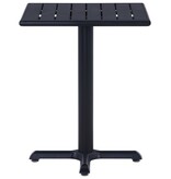 VidaXL Tuintafel 60x60x75 cm zwart