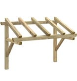 VidaXL Deurluifel 150x100x100 cm massief grenenhout